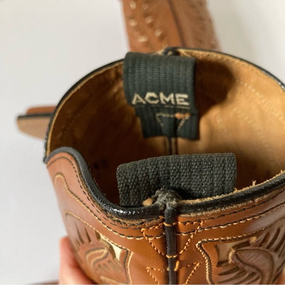 Vintage never worn children’s Acme Cowboy boots size 13 1/2 - Picture 7 of 9